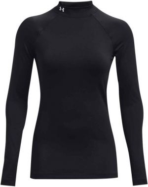 Under Armour AUTHENTICS MOCK NECK Dámske tričko, čierna, veľkosť S
