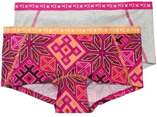 KARI TRAA TINA HIPSTER 2PK Dámske športové nohavičky, ružová, veľkosť