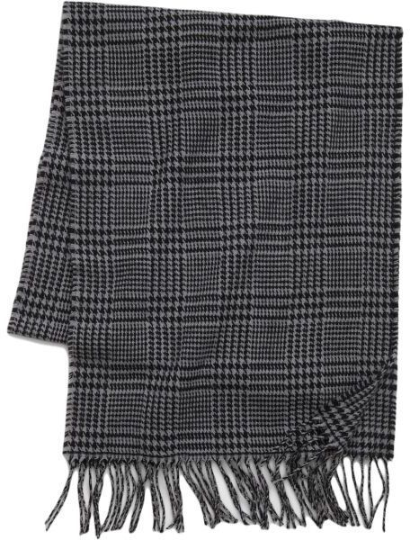 GAP TWEED SCARVES Pánsky šál, čierna, veľkosť