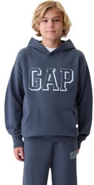 GAP V-FRCH LOGO Chlapčenská mikina, tmavo modrá, veľkosť