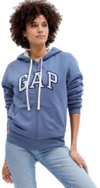 GAP V-FRCH EXC LOGO SHERPA Dámska mikina, modrá, veľkosť