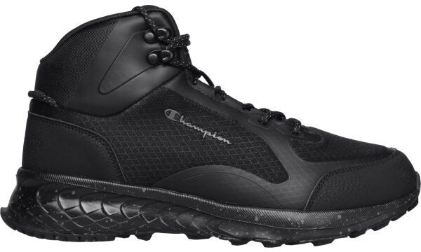 Champion STREET TREK 3.0 MID CUT Pánska voľnočasová obuv, čierna, veľkosť 44.5