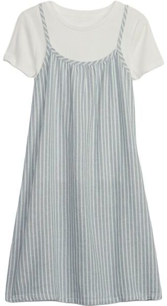 GAP V-XLS Dievčenské šaty, svetlomodrá, veľkosť