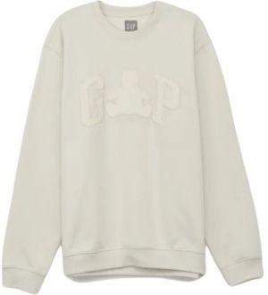GAP BRANNAN CREW Pánska mikina, béžová, veľkosť