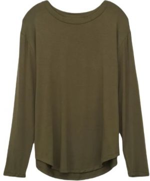 GAP V-FAST LUXE Dámske tričko, khaki, veľkosť