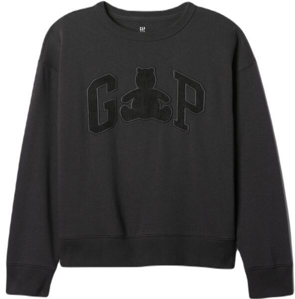 GAP INTL BRANNAN CREW Chlapčenská mikina, čierna, veľkosť