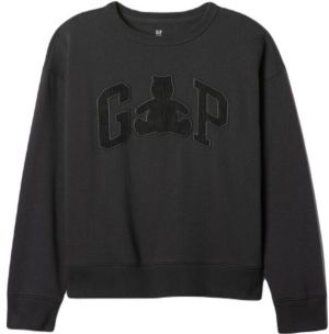 GAP INTL BRANNAN CREW Chlapčenská mikina, čierna, veľkosť