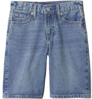 GAP DENIM Chlapčenské kraťasy, modrá, veľkosť 7Y