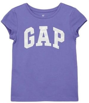 GAP V-FRCH LOGO Dievčenské tričko, fialová, veľkosť