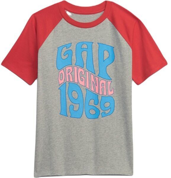 GAP RAGLAN FASHION Detské tričko, sivá, veľkosť