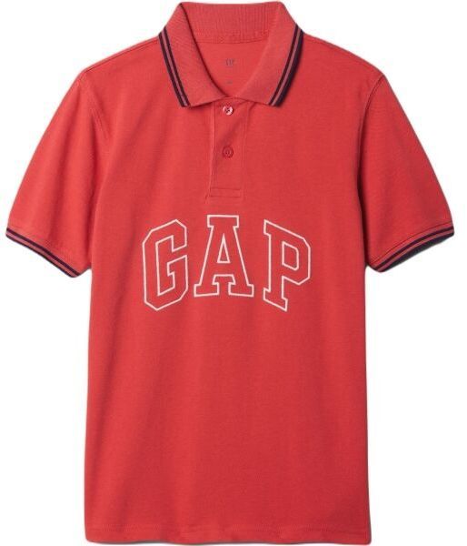 GAP FRAN LOGO POLO Detské tričko, červená, veľkosť