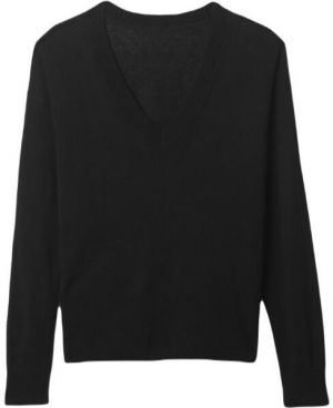 GAP LS LINEN SPLIT Dámsky sveter, čierna, veľkosť