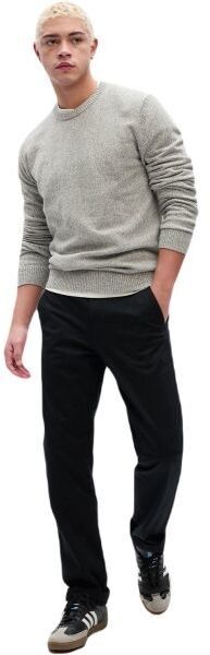 GAP V-WARMEST CREW Pánsky sveter, sivá, veľkosť