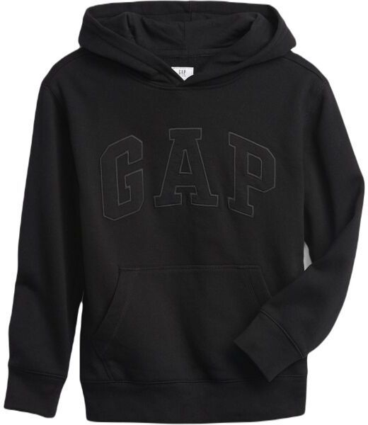GAP V-TONAL LOGO Chlapčenská mikina, čierna, veľkosť