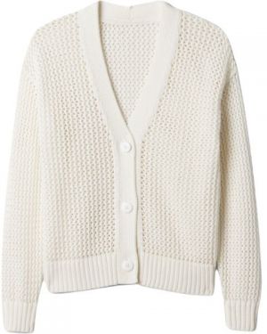 GAP LS CROCHET Dámsky sveter, biela, veľkosť