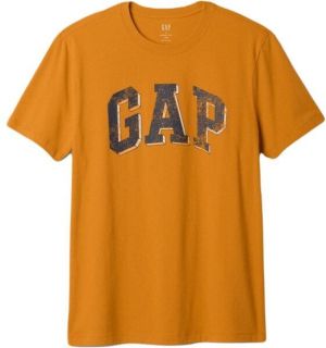 GAP V-EVERYDAY Pánske tričko, oranžová, veľkosť