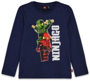 LEGO® kidswear LWTANO 607 Chlapčenské tričko s dlhým rukávom, tmavo modrá, veľkosť