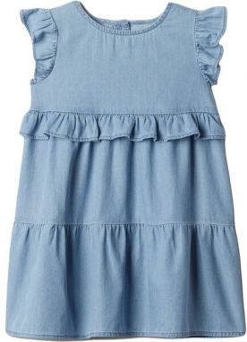 GAP BABY Dievčenské šaty, svetlomodrá, veľkosť 4Y