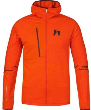 Hannah NIRO HOODY Pánska funkčná mikina, oranžová, veľkosť