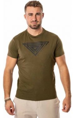 Kappa LOGO ITRIAN Pánske tričko, khaki, veľkosť