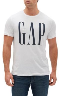 GAP V-SS CORP LOGO T Pánske tričko, biela, veľkosť
