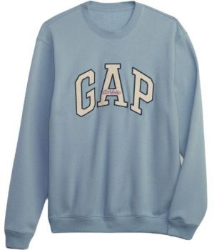GAP HO23 CORE LOGO CREW Pánska mikina, svetlomodrá, veľkosť
