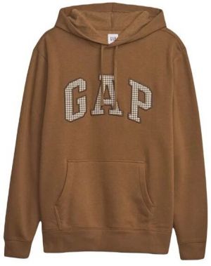 GAP V-MENSWEAR HERITAGE Pánska mikina, hnedá, veľkosť
