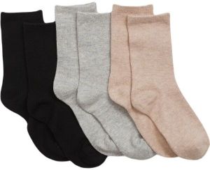 GAP CASHSOFT 3PK Dievčenské ponožky, čierna, veľkosť