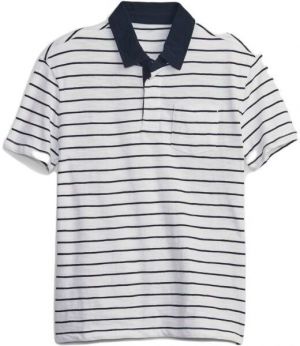 GAP JERSEY POLO Chlapčenské tričko, biela, veľkosť