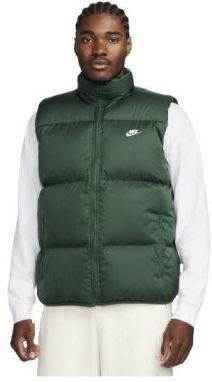 Nike CLUB PUFFER Pánska vesta, tmavo zelená, veľkosť