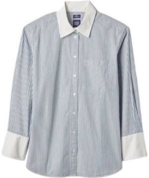 GAP BIG SHIRT Dámska košeľa, svetlomodrá, veľkosť