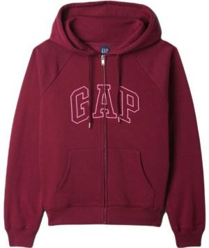 GAP NEW Dámska mikina, vínová, veľkosť
