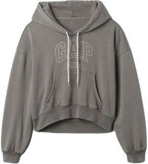 GAP CROPPED Dámska mikina, khaki, veľkosť