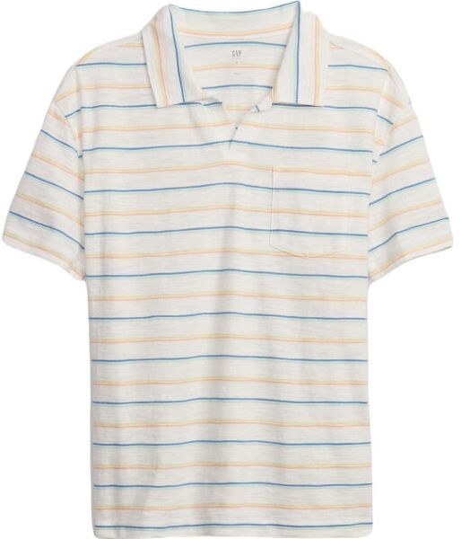 GAP V-SS POLO FSHN Chlapčenské tričko, biela, veľkosť