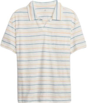 GAP V-SS POLO FSHN Chlapčenské tričko, biela, veľkosť