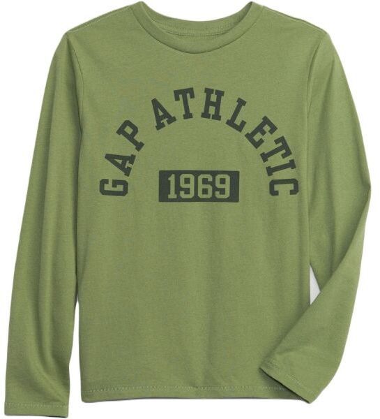 GAP V-LS LOGO CLASSIC Chlapčenské tričko, zelená, veľkosť