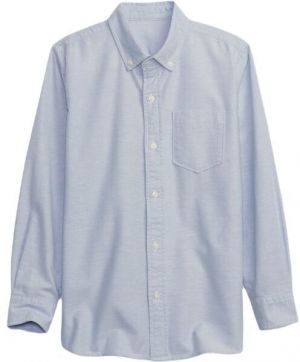 GAP OXFORD Detská košeľa, svetlomodrá, veľkosť