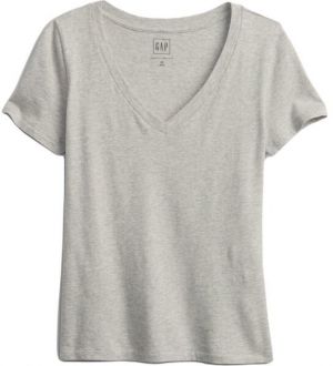 GAP ORGANIC Dámske tričko, sivá, veľkosť
