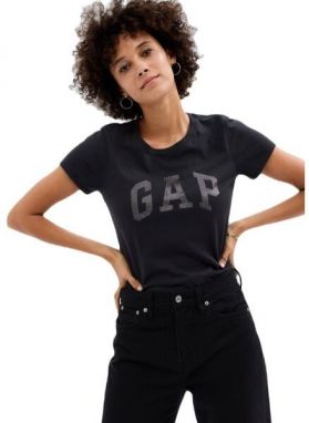 GAP CLASSIC Dámske tričko, čierna, veľkosť