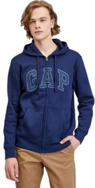 GAP V-HERITAGE Pánska mikina, tmavo modrá, veľkosť