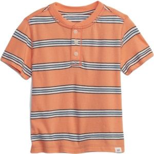 GAP V-SS HENLEY Chlapčenské tričko, oranžová, veľkosť