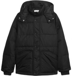 GAP V-HOODED Pánska bunda, čierna, veľkosť