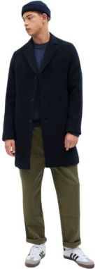 GAP FA23 WOOL Pánsky kabát, tmavo modrá, veľkosť