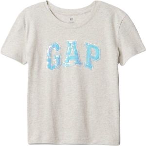 GAP BETTER LOGO Dievčenské tričko, sivá, veľkosť