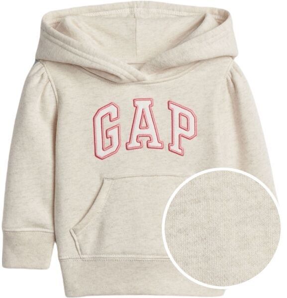 GAP LOGO Dievčenská mikina, béžová, veľkosť 5Y