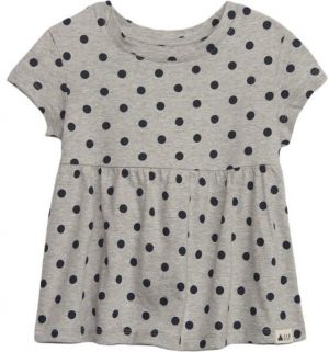 GAP BABY Detský top, šedá, veľkosť 4Y