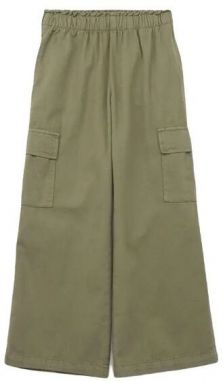 GAP WOV WIDE LEG Dievčenské nohavice, khaki, veľkosť