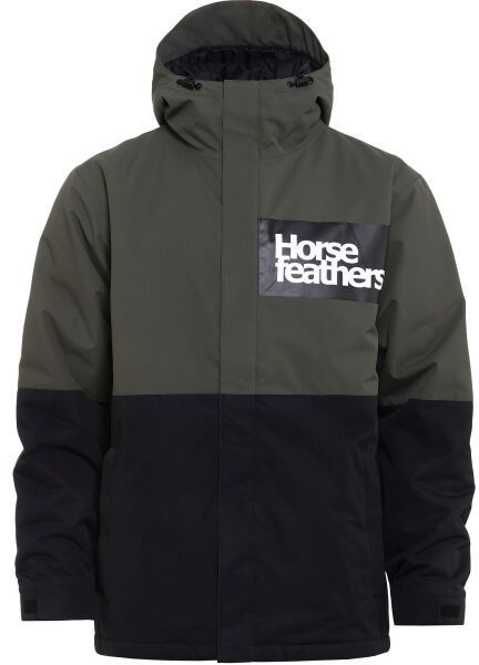 Horsefeathers CITADEL Pánska lyžiarska/snowboardová bunda, čierna, veľkosť