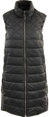 ALPINE PRO SAGERA Dámska zateplená vesta, čierna, veľkosť