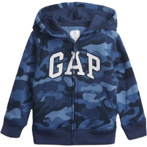 GAP V-PRINT Detská mikina, modrá, veľkosť 5Y